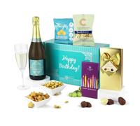 Birthday Prosecco Gift Hamper | 75cl Prosecco with Chocolate and Snacks in a Happy Birthday Gift Box | Sparkling Wine Birthday Gifts for Women
