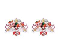 Birthday Prosecco Pop-Up Greeting Card Original Second Nature 3D Pop Up Cards (Pack of 2)