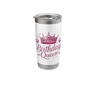 Birthday Queen Crown Hearts Stainless Steel Insulated Tumbler