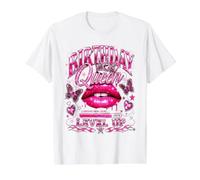 Birthday Queen I Don't Get Older I Level Up Value Graphic T-Shirt, Men, White, L