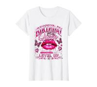 Birthday Queen I Don't Get Older I Level Up Value Graphic T-Shirt, Women, White, S