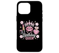 Birthday Queen Makeup Artist Diva Princess Cosmetology Case for iPhone 16 Pro Max