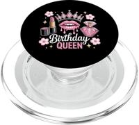 Birthday Queen Makeup Artist Diva Princess Cosmetology PopSockets PopGrip for MagSafe
