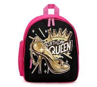 Birthday Queen with Heel Mini Backpack Daypack Travel Picnic Bag | Printed Backpacks,Cute Shoulder Bag