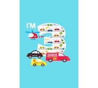 Birthday Race Car 3 Year Old Let's Roll Toddler Boy Notebook 6"x9" and 120 Lined Paper: Birthday Race Car 3 Year Old Let's Roll Toddler Boy Notebook 6"x9" and 120 Lined Paper