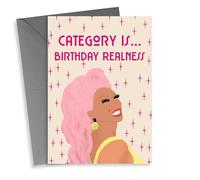 Birthday realness Rupaul Birthday Card 16401
