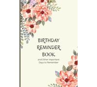 Birthday Reminder Book and Other Important Days to Remember