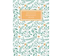 Birthday Reminder Book l A5 Notebook to Record and Remember Birthdays l Monthly Index l Green & Yellow Floral Design