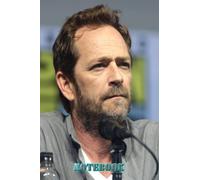 Birthday Reminder : Luke Perry Notebook 105 pages , 6x9inch Lined Notebook Gift Ideas - Thankgiving Notebook #416
