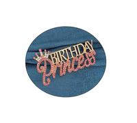 Birthday Rhinestone Pins for Women It's My Birthday Brooches Fashion Bling Queen Crown Brooch for Party Accessories Birthday Jewelry Gifts Zircon Alloy Letter Lapel Badge Pin, extra, Metal Rhinestone