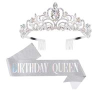 Birthday Royal Sash Set Exquisite Snug Lightweight Ceremonial Accessories