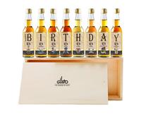 Birthday Rum Tasting Set - Miniature Rum Selection Gift Set Perfect For Any Rum Lover - 40ml Glass Bottles - Made By IL GUSTO (Pack of 8)