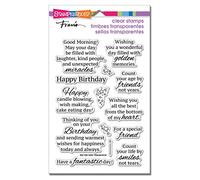 Birthday Smiles Perfectly Clear Stamps Set