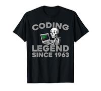 Birthday Software Engineer - Coder Programmer Born in 1963 T-Shirt