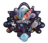Birthday Space Pop-Up Greeting Card Original Second Nature 3D Pop Up Cards