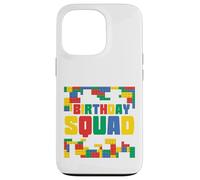 Birthday Squad Brick Builder Master Builder Kids Building Case for iPhone 13 Pro