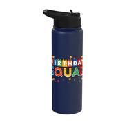Birthday Squad Brick Building Block Builder Happy Birthday Stainless Steel Insulated Water Bottle