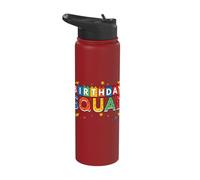 Birthday Squad Brick Building Block Builder Happy Birthday Stainless Steel Insulated Water Bottle