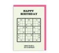 Birthday Sudoku Greeting Card