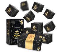 Birthday Surprise Money Explosion Box,Black Gold Pop up Money Box with Confetti, Folding Exploding Cash Boxes Funny Birthday Gift Box for Cash, Surprise Box for Boysmen Dad Husband (10PCS)