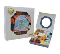 Birthday Sweets Gift Box | Customised Age | Pick & Mix Sweets Selection (500g) | 15 Colourful Sweet Flavours| Perfect BD Gift For Boys, Girls, Adults, Men & Women (40th Birthday)