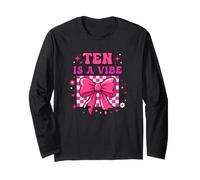 Birthday Ten is A 10th Party Milestone Long Sleeve T-Shirt