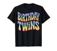 Birthday Twins Look for Double Celebration Born Together T-Shirt