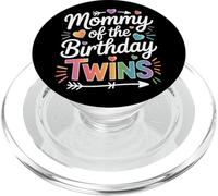 Birthday Twins Mommy Twin Mom Matching Family Gathering PopSockets PopGrip for MagSafe