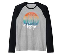 Birthday Vintage Birth Year 1974 Bday Raglan Baseball Tee