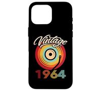 Birthday Vinyl Vintage 1964 Retro Record LP Case for iPhone 16 Pro Max