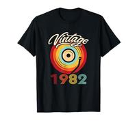 Birthday Vinyl Vintage 1982 Retro Record LP T-Shirt