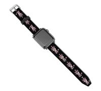 Birthday Wolf Printed Band Replacement Watch Strap | PU Leather Wristband Compatible for Apple Watch