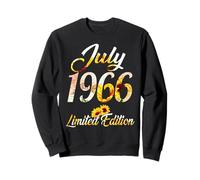 Birthday Women girl Sunflower July 1966 Limited Edition Sweatshirt