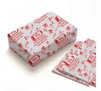 Birthday Wrapping Paper Funny Introvert Quote Folded Sheets, Heavyweight Kraft Paper 20 x 28 Inches, Gag Gift Wrap for Men Women Friends, Low Social Battery Joke Theme