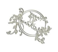 Birthday Wreath Die Cut Metal Embossing Templates Carbon Steel Cutting Dies for Art Craft Card Making Scrapbooking Metal Craft Dies