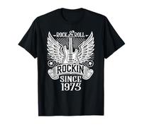 Birthday Year Rockin Since 1975 Rock & Roll Celebration T-Shirt