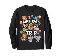 Birthday Zoo Trip Zoo Squad Zoo Keeper Wildlife Zoo Long Sleeve T-Shirt