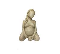 Birthing Woman Statue, Mother Pregnant Childbirth Figure, Great Mother Goddess Gift for Midwife Newborn Resin Crafts Home Decor, Collectable
