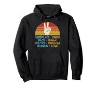 Birthplace Earth Race Human Politics Freedom Religion Love Pullover Hoodie
