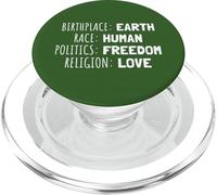Birthplace Race Politics Religion Diversity PopSockets PopGrip for MagSafe