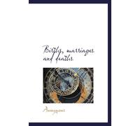 Births, marriages and deaths