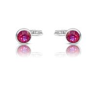 Birthstone Earrings for Women - Austrian Crystal Drop Earrings, Hypoallergenic Leverback Dangle Earrings, Lightweight Sparkling Jewelry, 12 Month Birthstone Birthday Gift for Her, M, Crystal