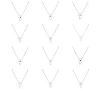 Birthstone Guardian Angel Necklace for Girls - 12 Variations (Peridot)