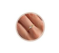 Birthstone Rings for Women, Gold Rings for Women, Non-tarnish with Birthstone, 21st Birthday Gifts for Your Daughter, Mother's Day Gift, Sisters