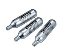 Birzman CO2 Cartridge Set (Threaded) - 3 x 16g Cartridges for Bike Inflators CO2 Cartridges for Fast Tire Inflation