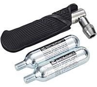 Birzman Roar 16g CO₂ Inflator Set - Black | Compact Bicycle Tire Inflation Kit | Quick & Easy Bike Pump Solution for Road & MTB