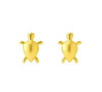 ertified Real 18K Yellow Fine Gold Turtle Stud Earrings For Women | Stylish Premium Craftsmanship,Excellent For Gift,Festivals,Celebration,Anniversary,Birthday,Engagement and Wedding