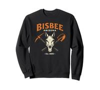 Bisbee Arizona Mining Mule Skull Pickaxe Shovel Sweatshirt