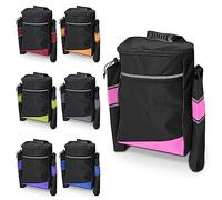 Biscay Mobility Crutch Bag - Pink | Mobility Scooter Bags Wheelchair Bag Mobility Scooter Walking Stick Holder Wheelchair & Mobility Scooter Bags & Baskets Mobility Scooter Accessories