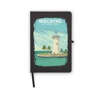 Biscayne National Park Florida Notebook, Blank Pages, Faux Leather Cover, Planner, Journal, Workbook